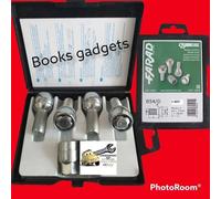 Per Skoda Yeti Kit Bulloni Antifurto Flower Lock Farad per Cerchi in Acciaio