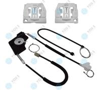 Per Skoda Octavia 1U_ Set Riparazione Alzacristalli Flessibile Freno - Ant. SX