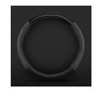 Per Skoda Per Octavia 2 1 A7 Per Fabia Per Superb Per Yeti Per Kodiaq Coprivolante Per Auto In Fibra Di Carbonio Accessori rivestimento volante dell'auto(O Black)