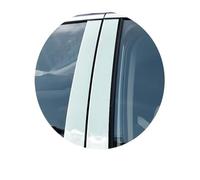 Per Skoda Per Octavia A7 5E MK3 2014-2019 2015 2016 2017 Finestra Porta Colonna B C Pilastro Copertura Copertura Adesivo Pilastri lucidati(ARGENTO)