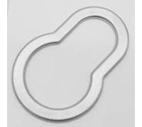Per Smart 453 Per Fortwo Per Forfour Cruscotto Auto Spia Interruttore Pulsante Adesivo Cornice Decorativa Auto Accessori ABS Copertura Bocchetta Condizionata Dell'auto( -Silver)