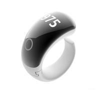 Per Smart For Ring per preghiera Zikr con contatore digitale, regolabile per Tasbih per anello, impermeabile IP68, 5 promemoria giornalieri, display a LED, ricarica wireless, 40 mAh, uno (bianco)