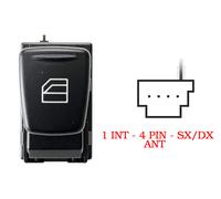 Per Smart Fortwo 451 02/07>08/15 Pulsante Alzavetro Anteriore Sx/Dx 4pin