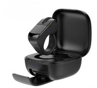 Per Smart Ring Controller per Rokid Ai Occhiali Wireless Abs Remote con otturatore e funzioni musicali per uso in realtà aumentata Nero (nero)
