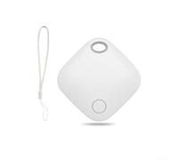 Per Smart Tag GPS per oggetti smarriti, compatibile con mini localizzatore iOS con allarme per chiavi, portafogli e borse (bianco)