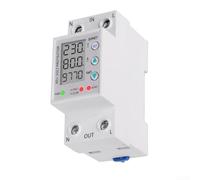 per Smart Voltage Protector 220 V Impostazioni regolabili per Smart (non | Lo schermo LCD mostra tensione, corrente, kWh; dati in tempo reale per una gestione efficiente dell'energia e risparmio dei