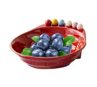 per snack con forchette grande capacità decorativa | Vassoio per servire snack per feste in casa, riunioni di famiglia, tè pomeridiano, piccolo spazio abitativo