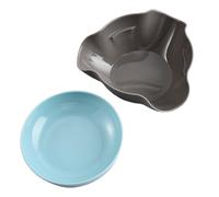 per snack - doppio strato di noce, per pistacchio con supporto a conchiglia, contenitore rotondo per snack | servire ciotole per ciliegie popcorn semi, casa, feste, tavolo da cucina