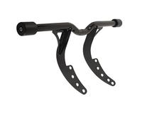 Per Softail 2018-2024 Protezione Anteriore Per Barra Protezione Club Style Acciaio Massiccio Nero Per Moto Protezion Motori Paraurti Paramotore Barra(Nero)