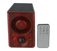 per solare Movimento Esterno Infrarosso Luce Suono per solare | per solare e USB, 3 modalità operative, sonoro e luminoso, materiale ABS resistente