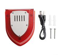 per solare Sensore Movimento 129dB Impermeabile per solare(B) | Ricarica per solare e USB, 129dB per forte, impermeabile IP65, per ideale per esterni, per giardino, fattoria