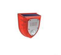 per solare Sensore Movimento 129dB Impermeabile per solare(C) | Ricarica per solare e USB, 129dB per forte, impermeabile IP65, per ideale per esterni, per giardino, fattoria