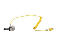 Per sonda a termocoppia tipo K magnete sensore industriale metallo per tester per superfici piatte rotonde e aeronautiche -500C con filo a molla (B)
