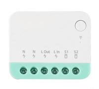 Per Sonoff per Mini R4M WLAN Smart Switch, opacizzato, 10A, per Alexa & Google Home, relè da incasso per pulsante e interruttore alternativo, 86 x 86 mm compatibile