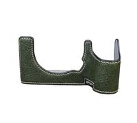 Per Sony ILCE-7V Custodia specifica in pelle PU con aperture definite per impugnatura batteria e porta di ricarica USB (verde)