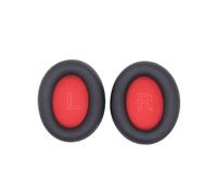 Per Soundcore Life Q10 Copertura per Cuffie Custodia Protettiva Cuffie Antirumore Cuscinetti Auricolari Comfort di Ricambio, Nero+Rosso