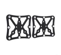 per spd Cleat Adapter Aluminum Flat Pedal Plate 7.6cm per spd(small) | CNC aluminum alloy, lightweight 30g, converts per spd to flat, anti-slip nails, 7.6x6.5cm size