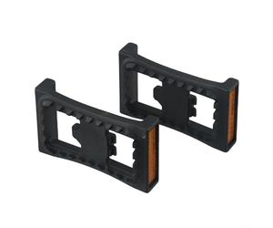 Per Spd Cleat Flat Pedal Adapter Per M520 M540 M8000 M9000 Mountain Bike Ciclismo Convertire Clipless A Piattaforma Coppia Nero