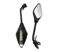 Per Specchietti Retrovisori Moto Da 10 Mm Con Indicatore Di Direzione A LED Etrovisore(Blue)