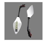 Per Specchietti Retrovisori Moto Da 10 Mm Con Indicatore Di Direzione A LED Etrovisore(Color-Si)