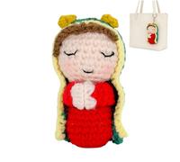 per specchietto retrovisore, simpatica decorazione all'uncinetto Mary, accessorio per auto, per camion, SUV, berlina, abitacolo, borsa, zaino, borsa da trasporto, parete e finestra