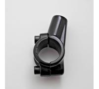 Per Specchietto Yamaha M10x1,25 Filettatura a Destra - Supporto Uni SX 22mm Nero