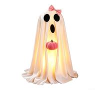 per spettro LED Regolabile 25-48cm con Zucca per Halloween (B) | Altezza regolabile 25-48cm, luce LED calda integrata, design con zucca, tessuto , base stabile