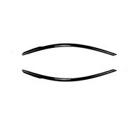 Per Spoiler Anteriore Per VW Per Golf MK8 Per GTI Per GTD Per GTE R Per TDI 2020-2024 Testa Lampada Decorazione Corpo Kit Gloss Nero Faro Sopracciglio Palpebra Labbro Paraurti Anteriore