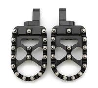 Per Sportster 1200 883 XL Softail Breakout FXSE FXCW Moto Pedane Poggiapiedi Ampio Chopper Bobber Pedale(Nero)