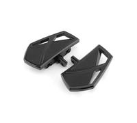 Per Sportster 883 Dyna Low Rider Wide Glide FXD Softail FL Slim Touring Moto Pedane Pedane Wide Fat Poggiapiedi Pedali(Nero)