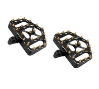 Per Sportster 883 Dyna Softail Road Glide Moto Pedane Larghe Pedane Anteriori(Oro)