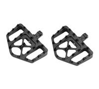 Per Sportster 883 Dyna StreetBob Touring Road Glide Softail Pedane Moto Pedane Larghe Poggiapiedi Nero Spike CNC(Nero)