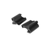 Per Sportster Per XL1200 Per XL48 48 2010-UP 2" Rise1" Riser Manubrio Blocco Estensione Supporto 50 Mm Rialzo Manubrio Moto(Black)