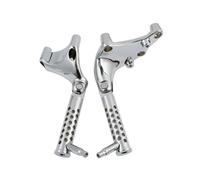 Per Sportster XL883 XL1200 FXS FXCW FXCWC Ferro 883 Pedane Moto Poggiapiedi Pedane W/staffe Di Montaggio