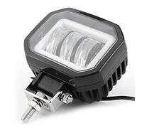 Per square drl led square drl led square drl led Lampada da lavoro a LED, 3,5 pollici 6000K 30W Lampada da lavoro a LED impermeabile Lampada da lavoro quadrata in lega di alluminio Angel Eyes per auto