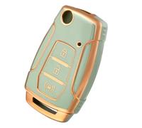 Per SsangYong Per Kyron 2 Per Sanka Per Actyon Per Korando Per Tivoli Per Musso Custodia Chiave Portachiavi Adatta(Green gold)