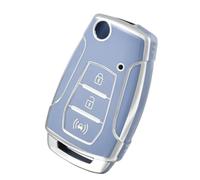 Per SsangYong Per Kyron 2 Per Sanka Per Actyon Per Korando Per Tivoli Per Musso Custodia Chiave Portachiavi Adatta(Blue silver)