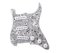 Per SSS Prewired ST Loaded Electric Guitar Pickguard Pickup(G2)