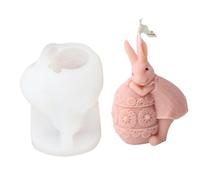 - per - Stampo in silicone per la produzione di pasquali | Stampo per coniglio 3D per resina epossidica, gesso, cioccolato, aromaterapia, creazione regalo creativa, Dic