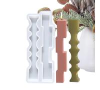 per - Stampo riutilizzabile a colonna lunga onda - in silicone facili da sformare per sapone,per profumate sapone,decorazione domestica e modellatura in resina