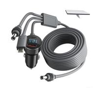 Per Starlink Mini cavo di alimentazione 100 W Boost 18AWG rame per Starlink | 3 ingressi: adattatore, per PD per USB-C, DC; indicatore digitale della tensione; compatibile con la maggior parte dei