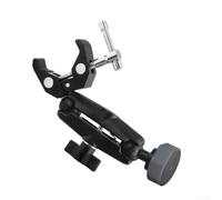 per starlink, mini supporto regolabile, morsetto per tetto, campeggio, per camper, barca, in alluminio, resistente alle intemperie, ottimizzazione del segnale a 360°, tubo da 15-53 mm