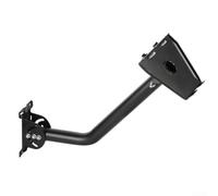per starlink per Gen 3 Wall Mount Adapter Straight 32cm Nero (gomito) | Forma a gomito, portata estesa di 48 cm, libera la grondaia, massimizza la vista, finitura nera