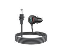 Per Starlink Power Cable Adattatore Accendisigari 12V-24V A Cavo di Alimentazione CC con Porta di Tipo C e Voltmetro 16,4 Piedi
