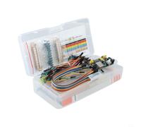 Per Starter Kit Elettronica Componente Breadboard Cavo Resistore 830 per Arduino Progetti con Fili ed Elementi Circuiti Multipli