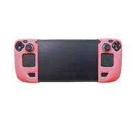 Per Steam 2024 DECK/OLED, Custodia Protettiva In Silicone Antiscivolo, Protezione Per Console Di Gioco, Accessori Antipolvere e Delicato Sulla Pelle, Materiale PC (Rosso)