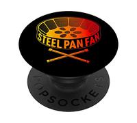 Per Steel Band nella Band Caraibica un Scherzo Steel Pan PopSockets PopGrip Adesivo
