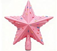 per stella Natale Plastica 20cm per stella Natale Plastica(Powder) | Design per stella 5 per punte, colore e , plastica , per ideale per natale