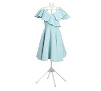 per stiratrice a vapore - di verticale per indumenti, gruppo in metallo leggero, braccio flessibile per appendere, pratica disposizione per l'assistenza al vapore con posizio