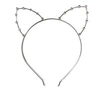 Per strass renna corna fasce per capelli cristallo per orecchie fascia per capelli delicati accessori per capelli creature per feste a tema
